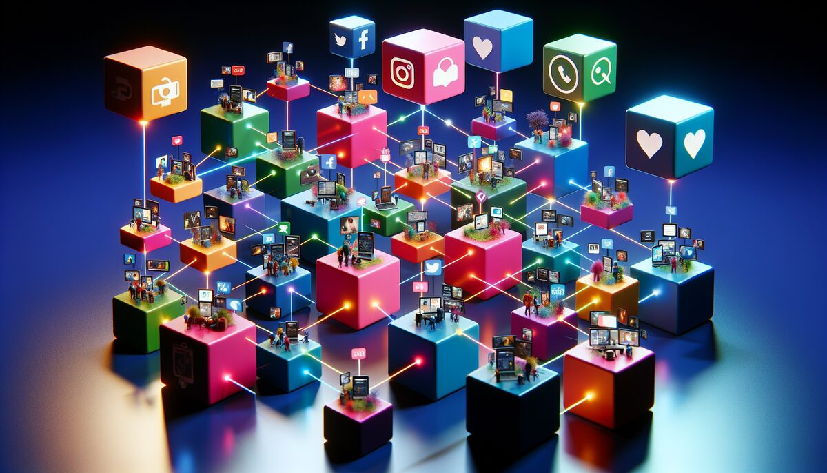 Illustration of social media marketing strategies for ecommerce